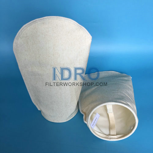 1-15 mícrons (µm) aramid nomex feltro sacos de filtro meias