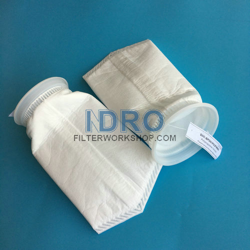 cylinder bottom water filter bag