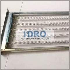 Flache Frühling Staub Collector Filter Tasche Käfige