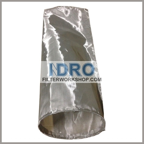 SS304-316 edelstahl draht mesh filter taschen-rohre