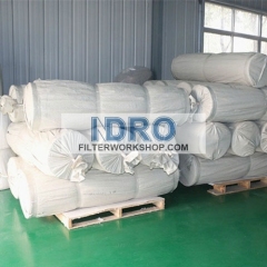 0.5-300 micron PP(polypropylene) PE(polyester) filter felt rolls