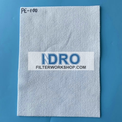 100 Mikron PE Polyester Filterfilz