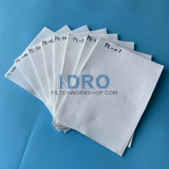 0.5-300 micron PP(polypropylene) PE(polyester) filter felt rolls