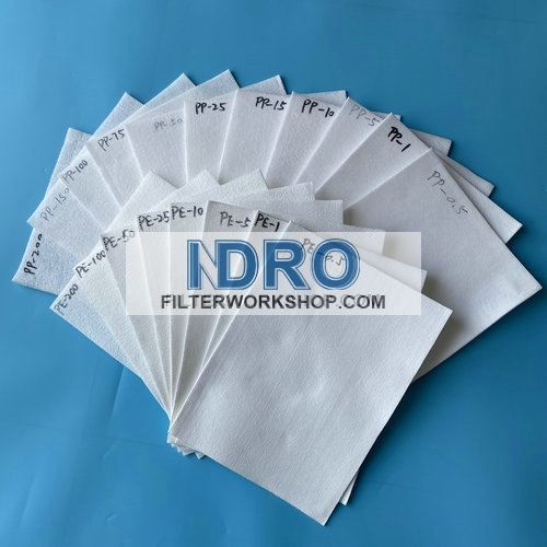 0.5-300 micron PP(polypropylene) PE(polyester) filter felt rolls