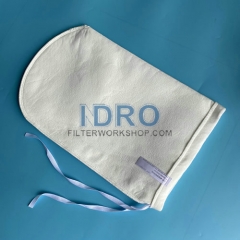 polypropylene(PP)/polyester(PE) felt drawstring filter bags