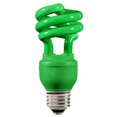 Color Spiral CFL  Fluorescent  Tube Lamp