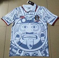 Retro Version 1998 Mexico White Thailand Soccer Jersey AAA-912
