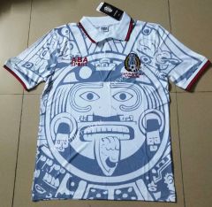 Retro Version 1998 Mexico White Thailand Soccer Jersey AAA-912