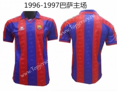 Retro Version 1996-1997 Barcelona Home Red&Blue Thailand Soccer Jersey AAA