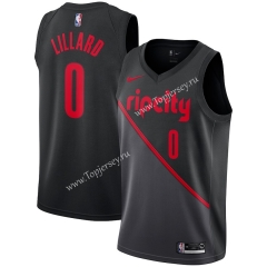 City Edition Portland Trail Blazers Black #0 NBA Jersey
