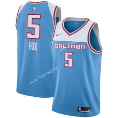City Edition Sacramento Kings Blue #5 NBA Jersey