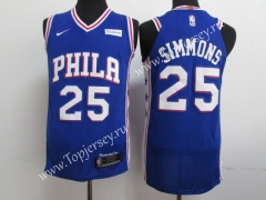 Philadelphia 76ers Blue #25 NBA Jersey