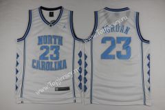 North Carolina Tar Heels White #23 NBA Jersey