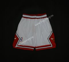 Chicago Bulls White NBA Shorts
