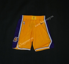Los Angeles Lakers Yellow NBA Shorts