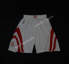 Houston Rockets White NBA Shorts