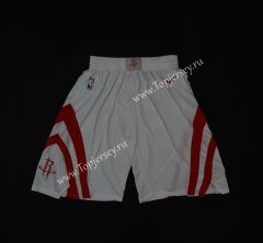 Houston Rockets White NBA Shorts