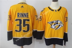 Nashville Predators Yellow #35 NHL Jersey