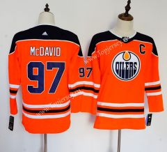 Edmonton Oilers Orange #97 NHL Jersey