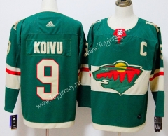 Minnesota wild Green #9 NHL Jersey