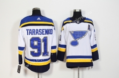 Scottrade Center White #91 NHL Jersey