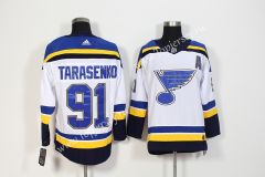 Scottrade Center White #91 NHL Jersey
