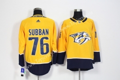 Nashville Predators Yellow&Black #76 NHL Jersey