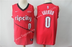 Earned Edition Portland Trail Blazers Red #0 NBA Jersey