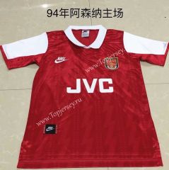 Retro Version 1994 Arsenal Home Red Thailand Soccer Jersey AAA-DG