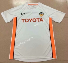 Retro Version 2006 Valencia Home White Thailand Soccer Jersey AAA-DG