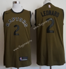 Toronto Raptors Army Green #2 NBA Jersey