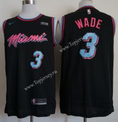 City Edition Miami Heat Black #3 NBA Jersey