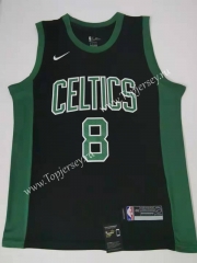 Boston Celtics Black #8 NBA Jersey