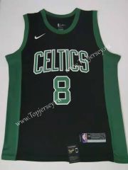 Boston Celtics Black #8 NBA Jersey