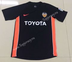 Retro Version 2006 Valencia Away Black Thailand Soccer Jersey AAA-AY