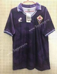 Retro Version 1992-1993 Fiorentina Home Purple Thailand Soccer Jersey AAA-811