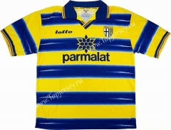 Retro Edition 1998-1999 Parma Calcio Yellow&Blue Thailand Soccer Jersey AAA-811