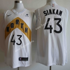 City Edition Toronto Raptors White #43 NBA Jersey
