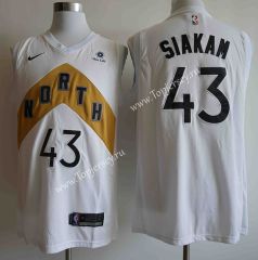 City Edition Toronto Raptors White #43 NBA Jersey