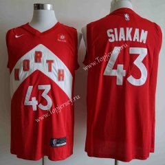 City Edition Toronto Raptors Red #43 NBA Jersey