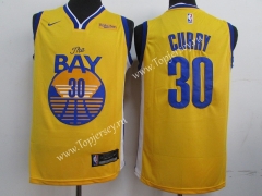 2020 Golden State Warriors Yellow #30 NBA Jersey