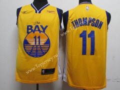 2020 Golden State Warriors Yellow #11 NBA Jersey