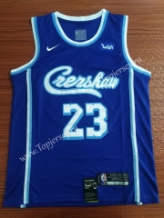 Retro Edition James Blue #23 NBA Jersey