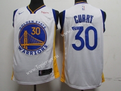 2020 Golden State Warriors White #30 NBA Jersey