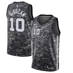City Edition 2019-2020 San Antonio Spurs Black #10 NBA Jersey