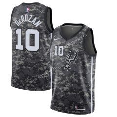 City Edition 2019-2020 San Antonio Spurs Black #10 NBA Jersey