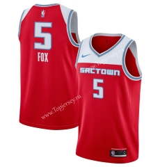 City Edition 2019-2020 Sacramento Kings Red #5 NBA Jersey