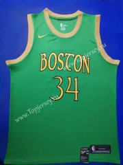 City Edition 2019-2020 Boston Celtics Green #34 NBA Jersey