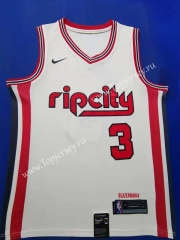 City Edition 2019-2020 Portland Trail Blazers White #3 NBA Jersey