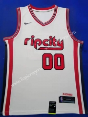 City Edition 2019-2020 Portland Trail Blazers White #00 NBA Jersey